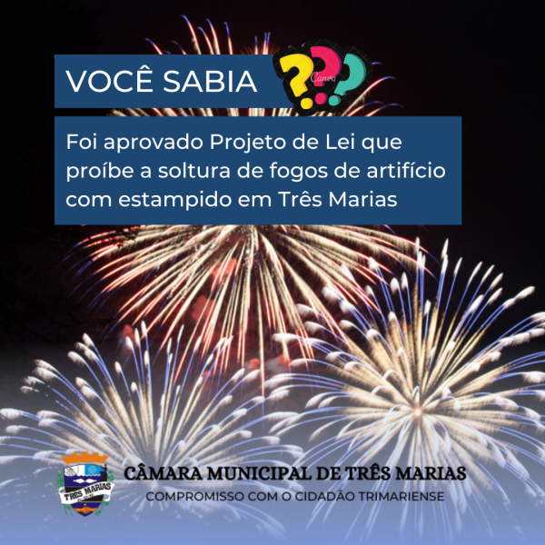 Está proibido usar fogos de artifício em BH a partir de hoje