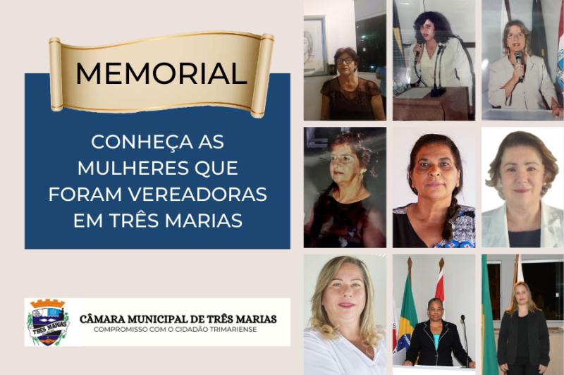 MEMORIAL- Conheça as mulheres que foram vereadoras em Três Marias