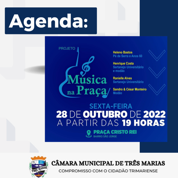 AGENDA: MÚSICA NA PRAÇA