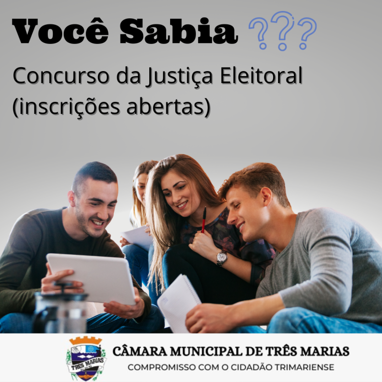 VOCÊ SABIA? Concurso da Justiça Eleitoral (inscrições abertas)